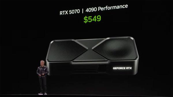 Nvidia's GeForce RTX 5070 at $549 —…