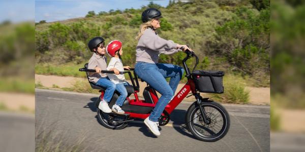 photo of Radio Flyer launches new compact cargo e-bike designed to make family riding easier image