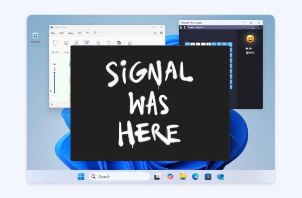 photo of Signal’s new Windows update prevents the system from capturing screenshots of chats image