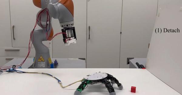 photo of This robot arm can detach its hand to grab things out of reach image