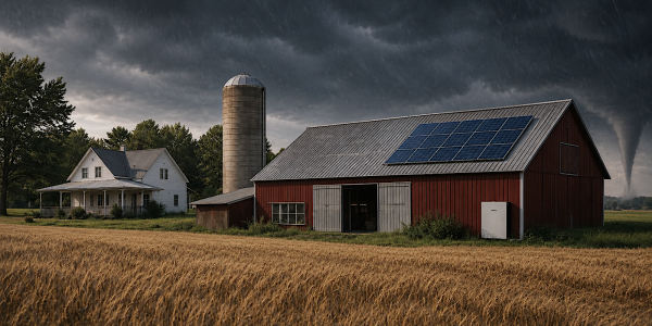 photo of Home solar in rural America: a storm just took out your power, now what? image