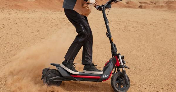 photo of Segway’s first off-road scooter rolls over rough terrain on 11-inch wheels image