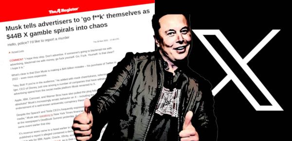 photo of Elon is the bakery owner swearing in the street about Yelp critics canceling him image