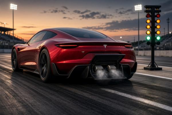 Tesla gives the Roadster an official…