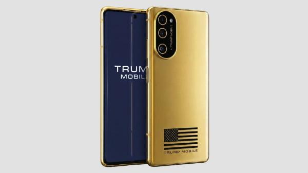 Trump Phone unmasked as a 'gold-painted…
