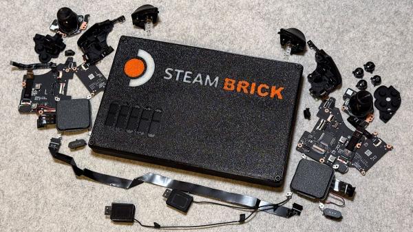 photo of Modder creates the Steam Brick — a stripped-down Steam Deck with only a power button and a USB image