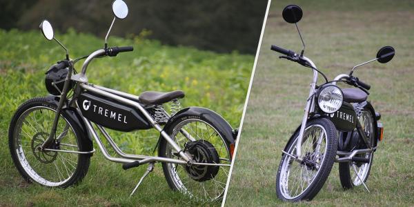 photo of This 3 kW vintage-style electric moped has nailed the classic look image