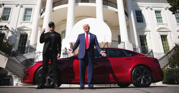 Donald Trump Bought a $90,000 Tesla With…