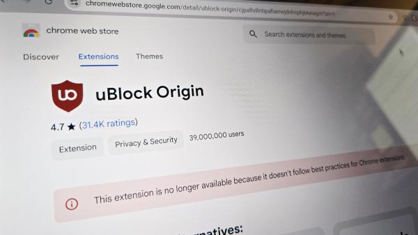 uBlock Origin is dead for Chrome, but…