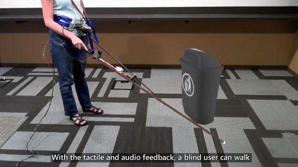 photo of Microsoft Research shows off their novel VR cane controller again (video) image