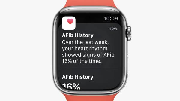 photo of Apple Watch AFib History Feature Qualified by FDA to Evaluate Medical Devices image