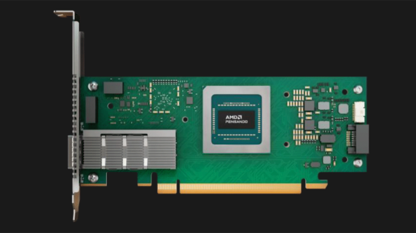 photo of AMD unveils industry's first Ultra Ethernet ready network card for AI and HPC image