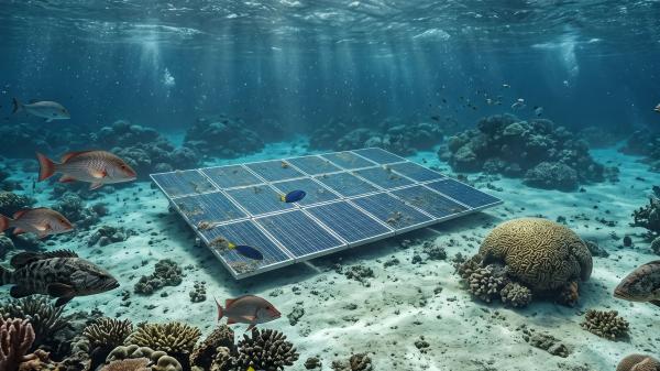 Scientists test underwater solar panels that work 10 meters…